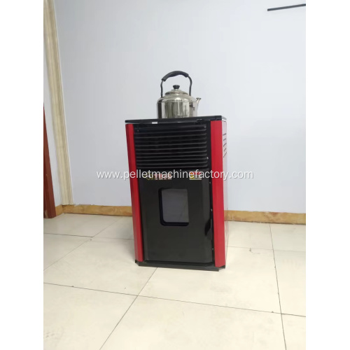 Small home wood pellet stove